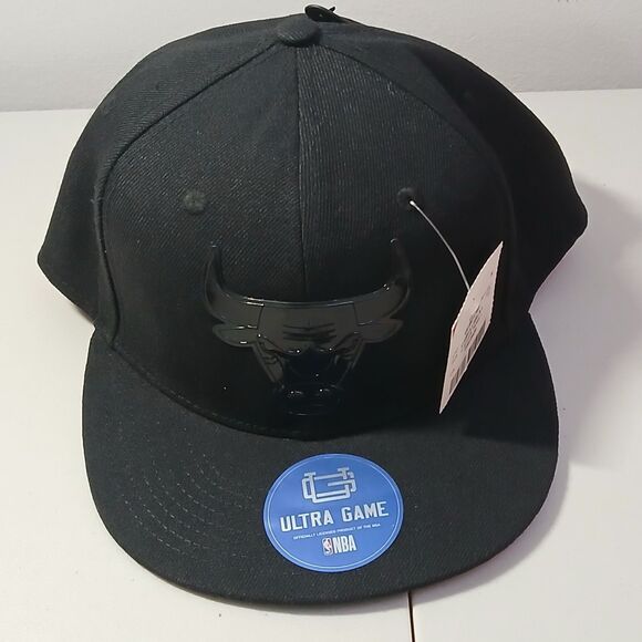 New Ultra Game NBA Basketball Team Chicago Bulls Snapback Trucker Hat Cap OSFM - Picture 5 of 13